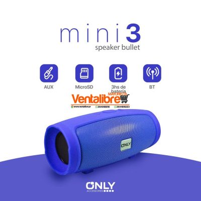 PARLANTE SMALL BLUETOOTH SONIDO ENVOLVENTE ESTÉREO VARIOS COLORES - Image 3