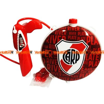 MOCHILA DE AGUA RIVER PLATE DE 32 CM. X 48 CM. X 6 CM.