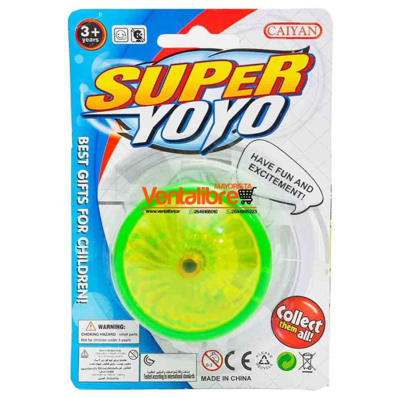 SUPER YOYO A COLORES EN BLISTER