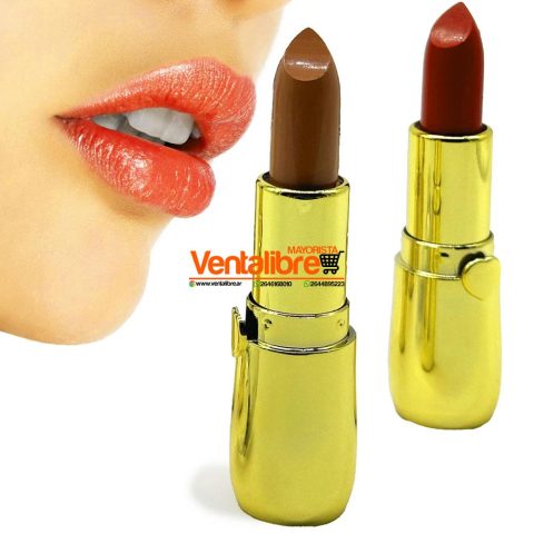 LÁPIZ LABIAL GOLD CON COLOR INTENSO Y BRILLO ESPEJO DE LARGA DURACIÓN