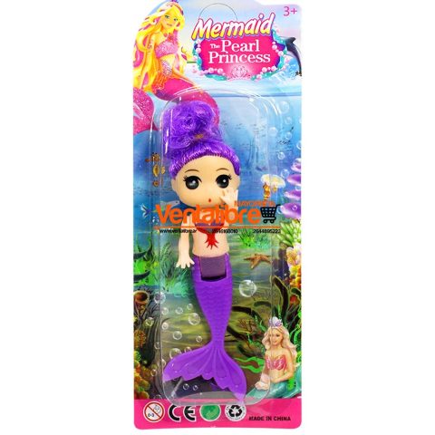 MUÑECA SIRENA CON TATUAJE VARIOS COLORES CON MOVIMIENTO
