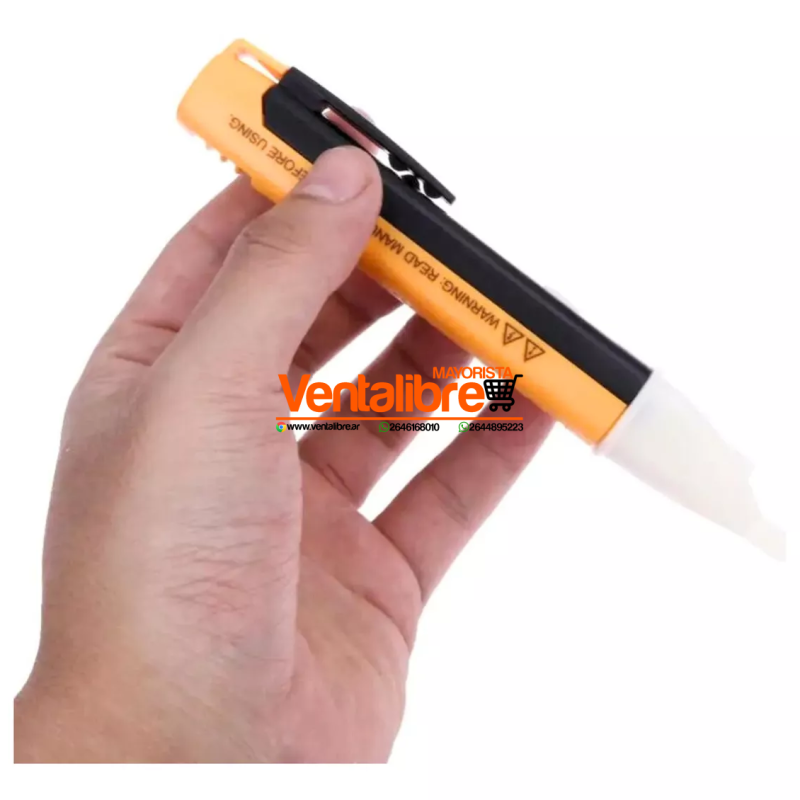 LAPIZ TESTER DE VOLTAJE CON LUZ 1000V CON PILAS