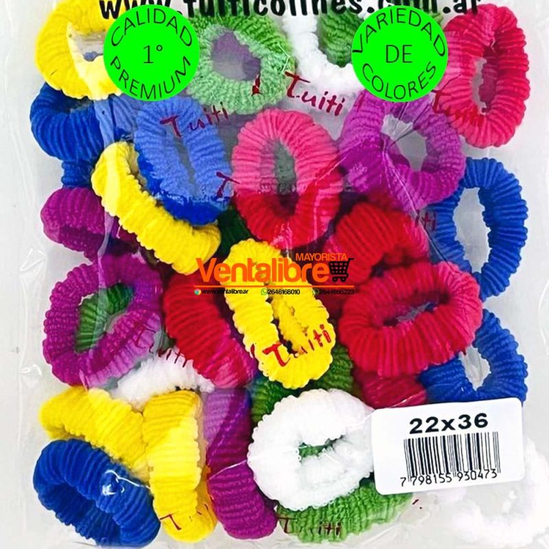 COLINES CHICOS ONDULADOS EN BOLSA X 36 UNI. VARIEDAD DE COLORES