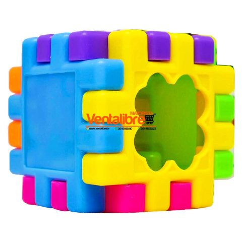 JUEGO DE ENCASTRE CON FORMA DE CUBO