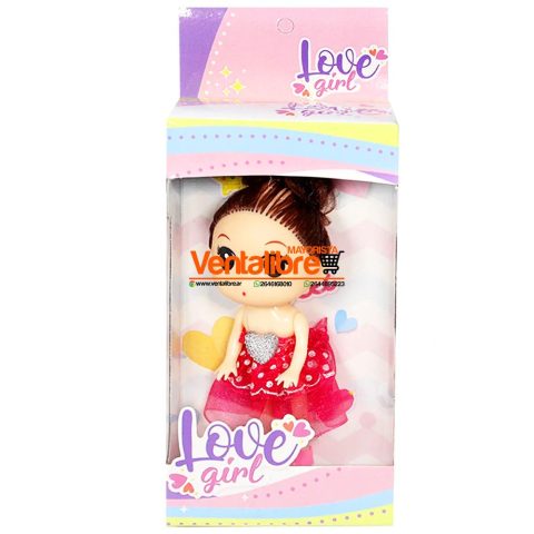 MUÑECA PEQUEÑA CON VESTIDO DE GALA