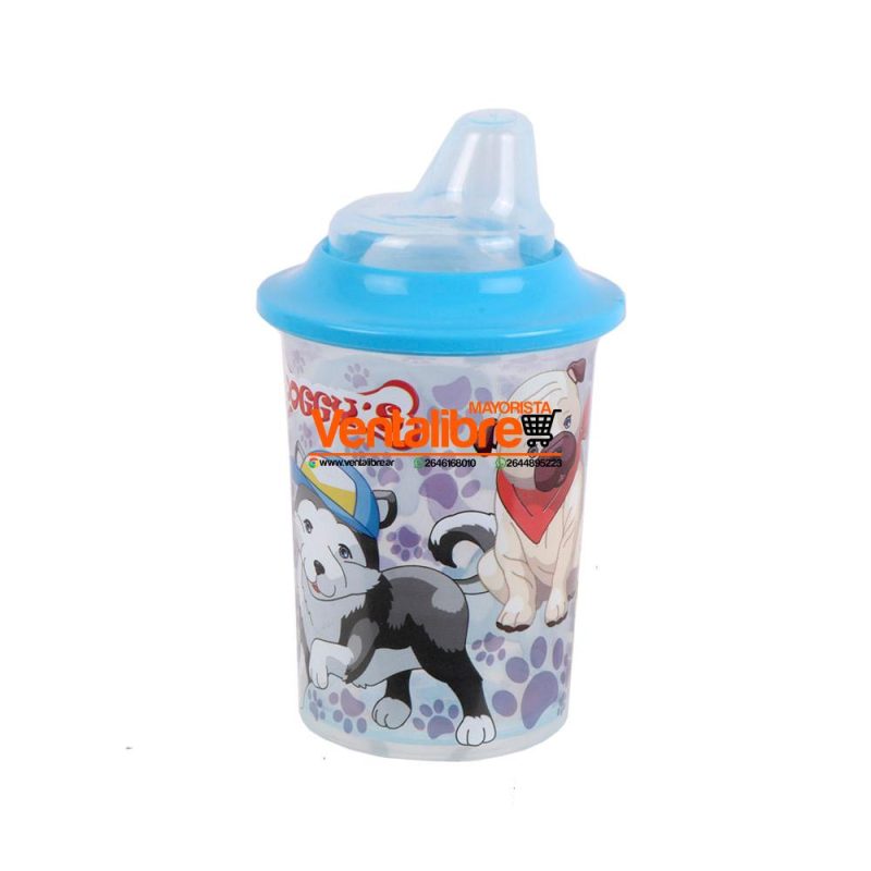 VASOS INFANTILES CON TETINA Y CAPUCHÓN ESTAMPADO PERSONAJES - Imagen 3