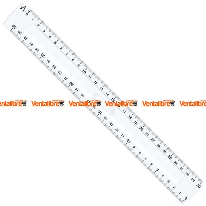 REGLAS TRANSPARENTES CRISTAL DE 30 CM.