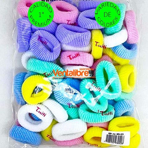COLITAS MEDIANAS EN BOLSA X 60 UNI. VARIOS COLORES