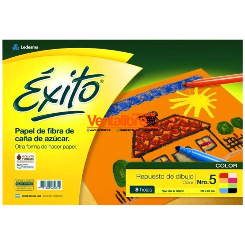 REPUESTO DIBUJO N5 ÉXITO COLOR 6HJ
