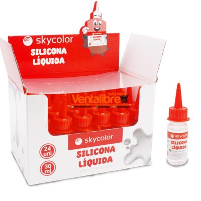 ADHESIVO SILICONA LÍQUIDA TRANSPARENTE X 30 CC.