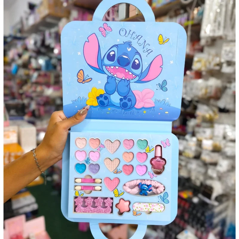 KIT COMPLETO DE MAQUILLAJES STITCH OHANA