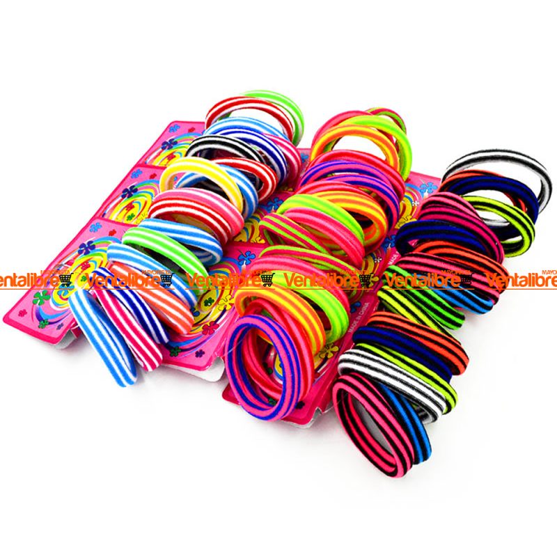 BLÍSTERS DE COLITAS CHICAS PARA PELO X 6 UNI. COLORES SURTIDOS. - Imagen 2