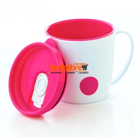 TAZA TÉRMICA PREMIUM DOBLE CAPA CON TAPA Y DISEÑO VARIOS COLORES