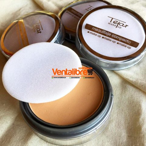 MAQUILLAJE EN POLVO COMPACTO LARGA DURACION 6 TONOS