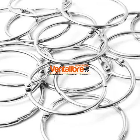 AROS METÁLICOS PARA CARPETAS DE 50 MM.