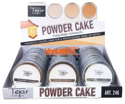 MAQUILLAJE EN POLVO COMPACTO LARGA DURACION 6 TONOS - Image 7