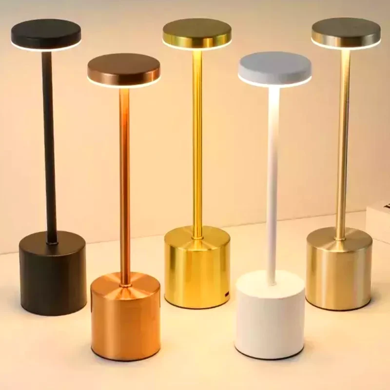 LÁMPARA LED TÁCTIL REGULABLE TOUCH RECARGABLE 34 CM.