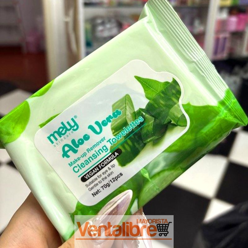 TOALLITAS HÚMEDAS DESMAQUILLANTES CON ALOE VERA MAKEUP REMOVER