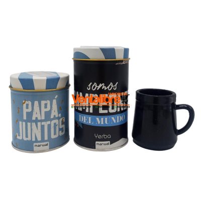 SET YERBERA+AZUCARERA+MATE+EMPAQUE LATAS LITOGRAFIADAS PREMIUM PARA PAPÁ - Image 3