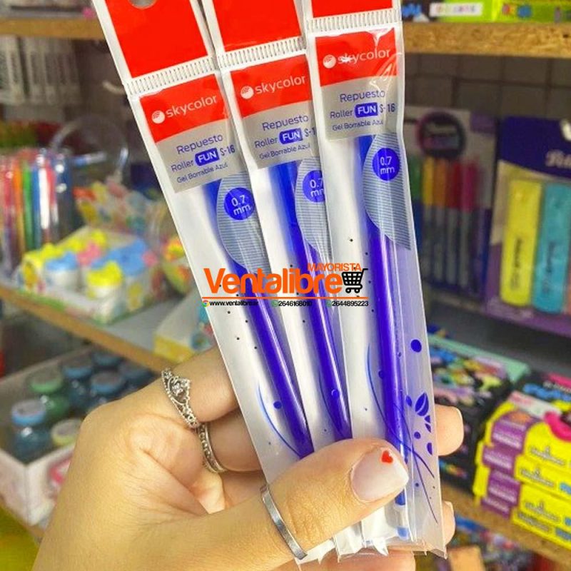 REPUESTOS PARA LAPICERAS ROLLER BORRABLES