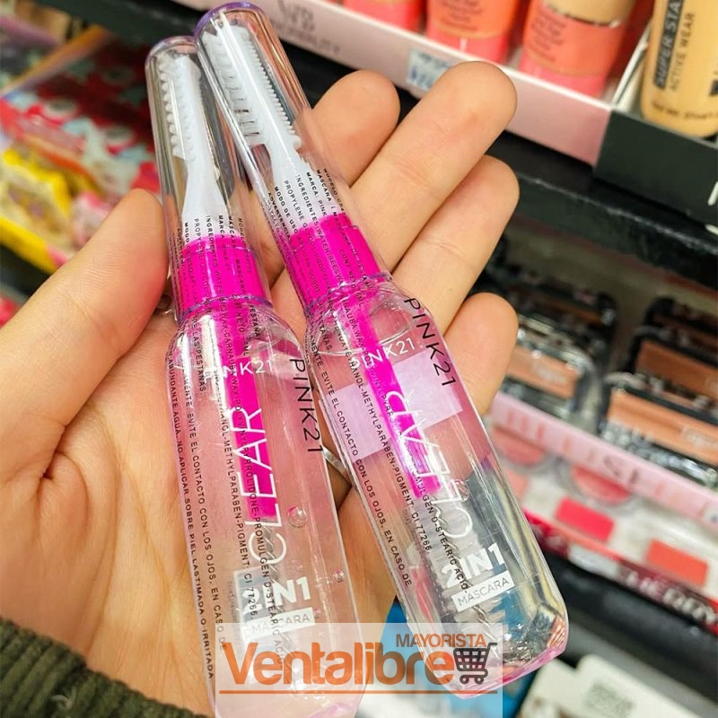 MASCARA TRANSPARENTE 2 EN 1 PARA PESTAÑAS Y CEJAS - Image 2