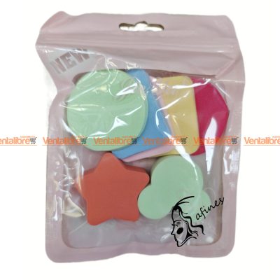 ESPONJAS CISNE DE LATEX PARA MAQUILLAJES BLÍSTER X 7 PZAS. - Image 2