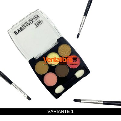 SOMBRA COMPACTA PARA OJOS PALETA DE 6 TONOS ULTRA PIGMENTADOS - Image 2