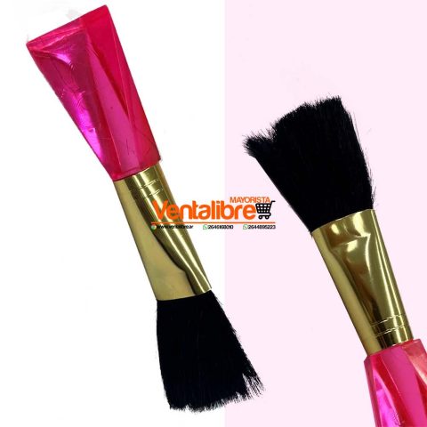 BROCHA PROFESIONAL PARA MAQUILLAJES 13.5 CM. ALTA CALIDAD