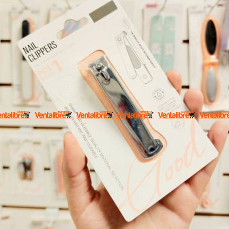 ALICATES CORTA UÑAS GRANDE DOBLE FUNCÍON EN BLÍSTER