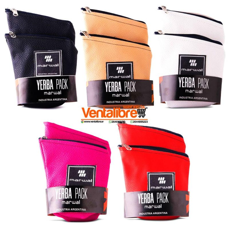 SET AZUCARERA Y YERBERA "CHAU LATA" VARIOS COLORES - Imagen 7