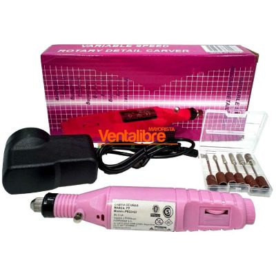 TORNO PROFESIONAL PARA UÑAS MANICURA PEDICURA VARIOS COLORES
