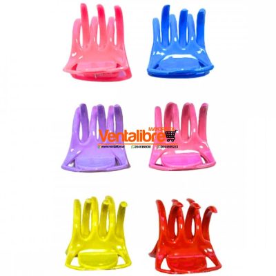 BROCHES CALADOS 4 CM. COLORES PASTEL EXCELENTE CALIDAD