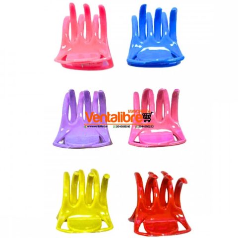 BROCHES CALADOS 4 CM. COLORES PASTEL EXCELENTE CALIDAD