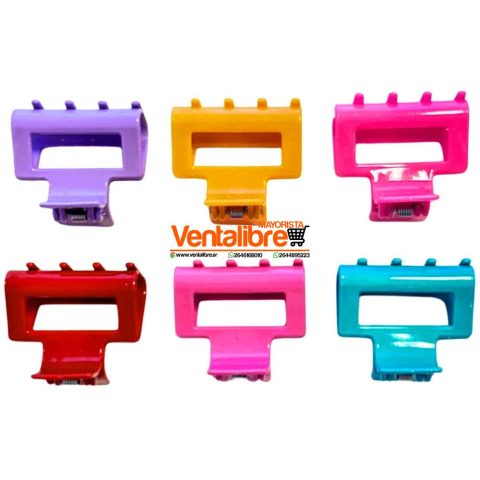 BROCHES PC 5 CM. DISEÑO RECTÁNGULO EXCELENTE CALIDAD