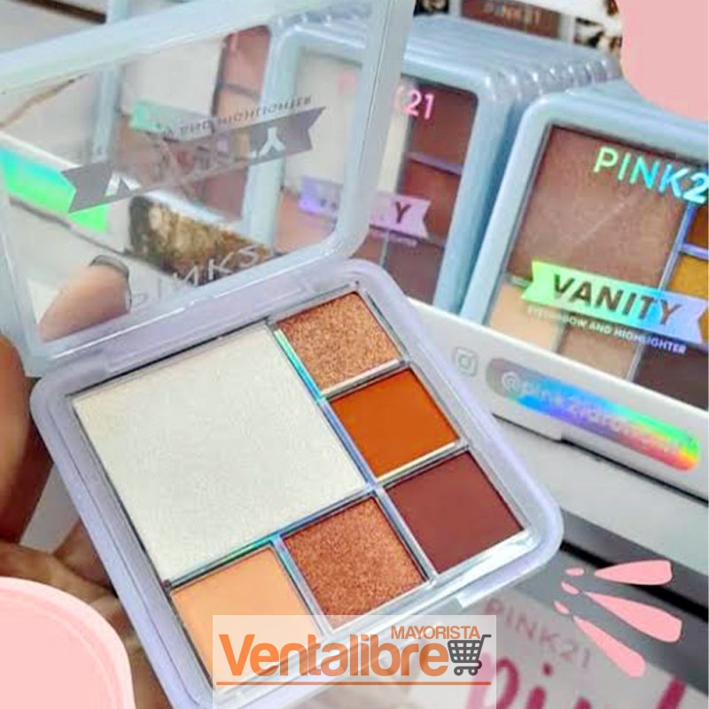 PALETA DE SOMBRAS CON ILUMINADOR 3 GRUPOS DE COLORES 2 EN 1 - Image 3