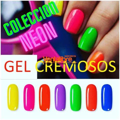 ESMALTES PARA UÑAS GEL CREMOSOS NEON MÁXIMA DURACIÓN