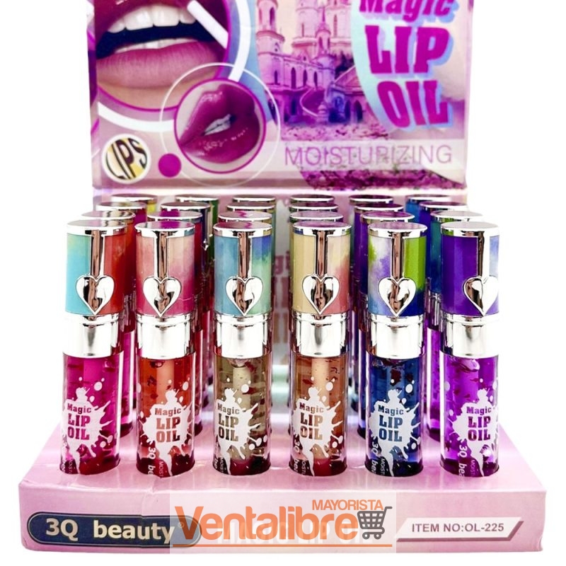 BRILLO LABIAL MÁGICO 3Q BEAUTY CON AROMA A FRUTAS