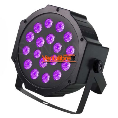 LUCES PROTON 18 LED PROFESIONAL TACHO RGB LUZ DJ