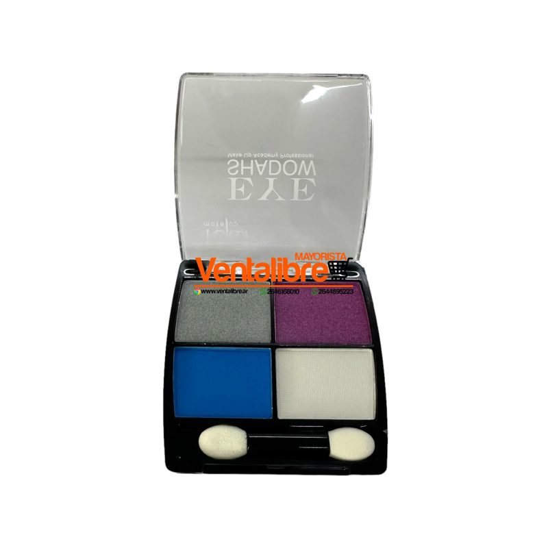 PALETA DE SOMBRAS X 4 COLORES DE ALTA PIGMENTACIÓN Y LARGA DURACIÓN - Imagen 4