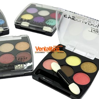 SOMBRA COMPACTA PARA OJOS PALETA DE 6 TONOS ULTRA PIGMENTADOS - Image 6