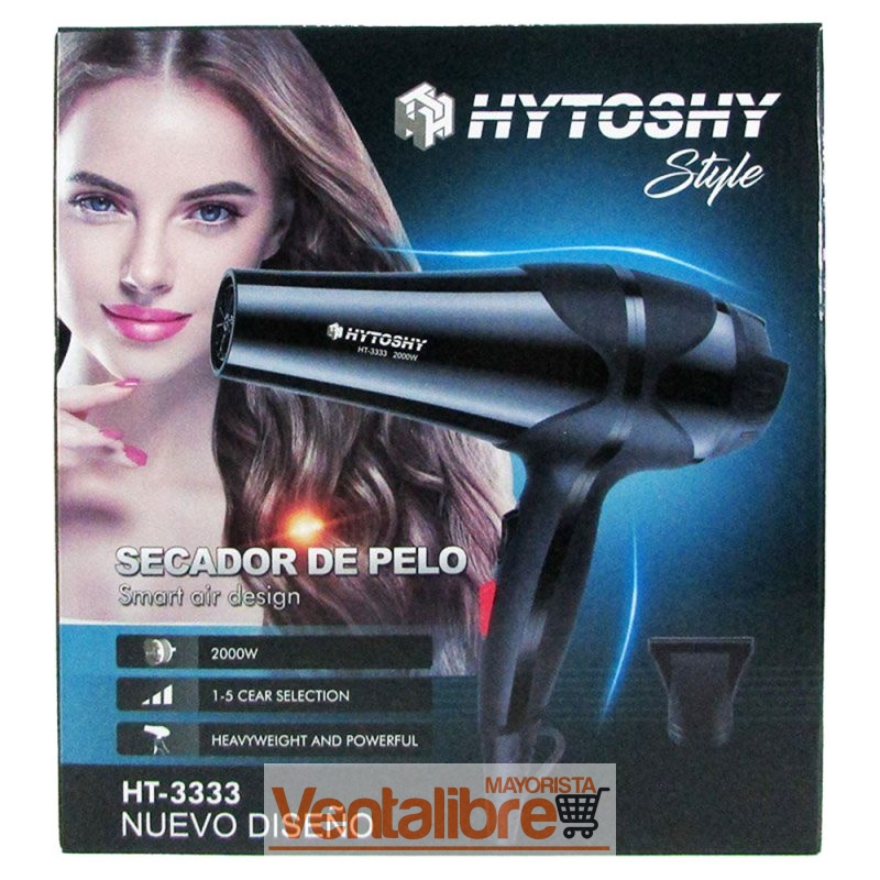 SECADOR DE PELO 2000W HITOSHY NUEVO DISEÑO - Imagen 2