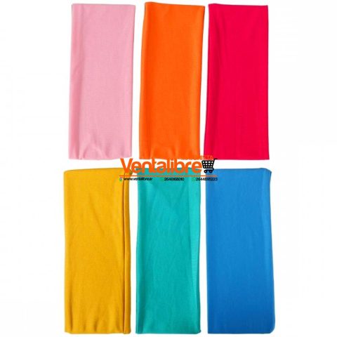 VINCHAS ELÁSTICAS DEPORTIVAS ANCHAS VARIOS COLORES EXCELENTE ELASTICIDAD