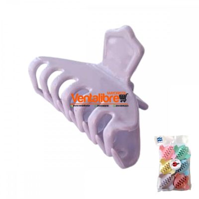 BROCHES 7 DIENTES 5 CM. COLORES PASTEL EXCELENTE CALIDAD - Image 2