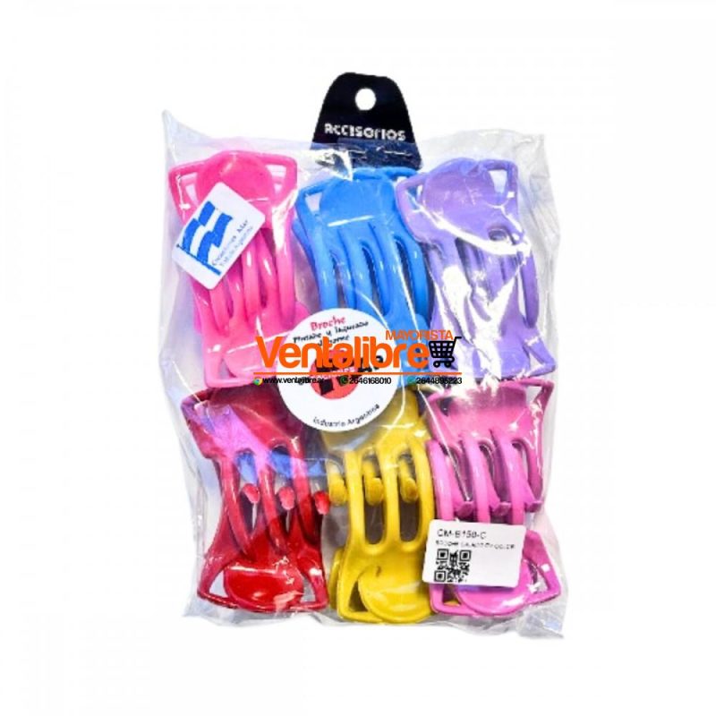 BROCHES CALADOS 4 CM. COLORES PASTEL EXCELENTE CALIDAD - Imagen 2
