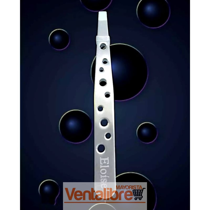 PINZA PARA DEPILAR DE ACERO INOXIDABLE DISEÑO BURBUJAS