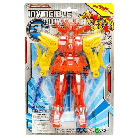 ROBOT TRANSFORMER ARTICULADO CON ARMA