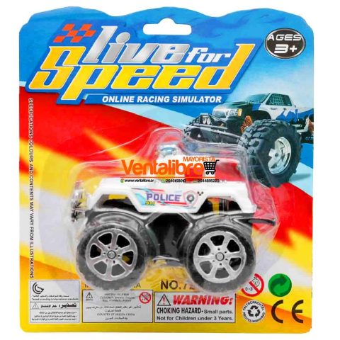 CAMIONETA MONSTER POLICIAL 4X4 A FRICCIÓN