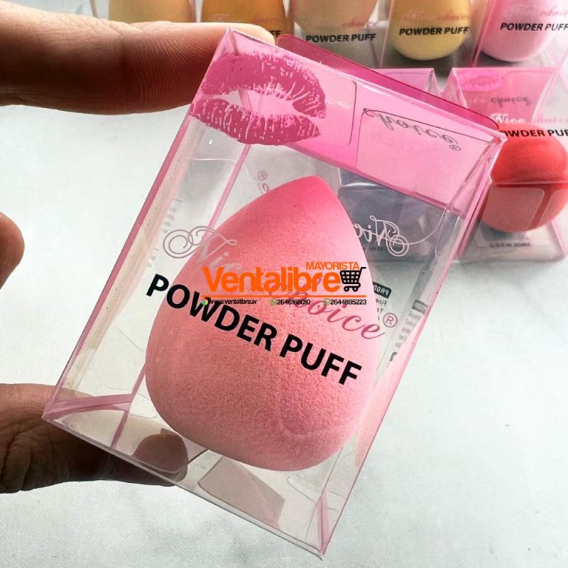 APLICADOR PUFF PARA BASES BEAUTY BLENDER EXCELENTE CALIDAD
