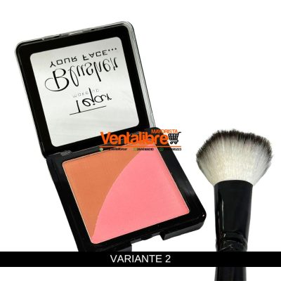 RUBOR COMPACTO COMBINADO X 2 COLORES FÓRMULA SUAVE Y REFINADA - Image 3