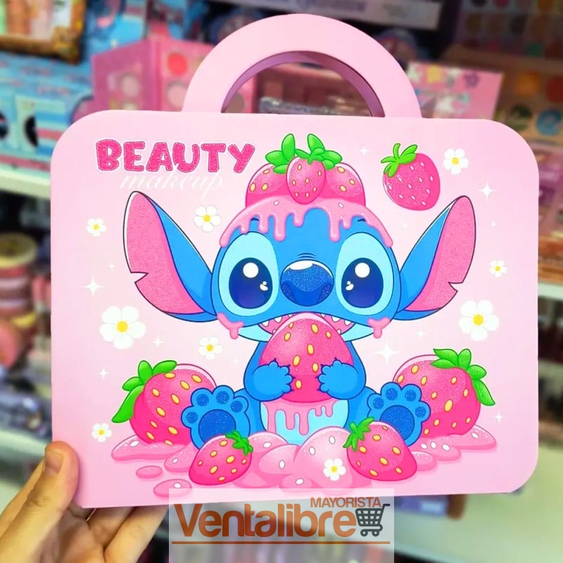 SET DE MAQUILLAJE INFANTIL COMPLETO DE STITCH - Imagen 2